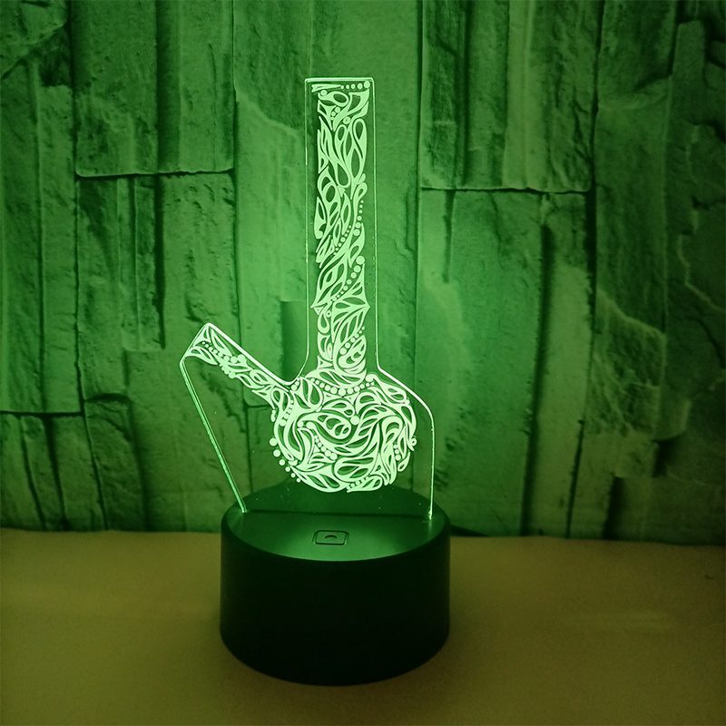 LED Table Lamp - Bong Style - 3D Night Light Optical Visual Illusion (420 Light-18) - Image 5