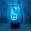 LED Table Lamp - Smoke Now and Later - 3D Night Light Optical Visual Illusion (420 Light-13) - Image 5