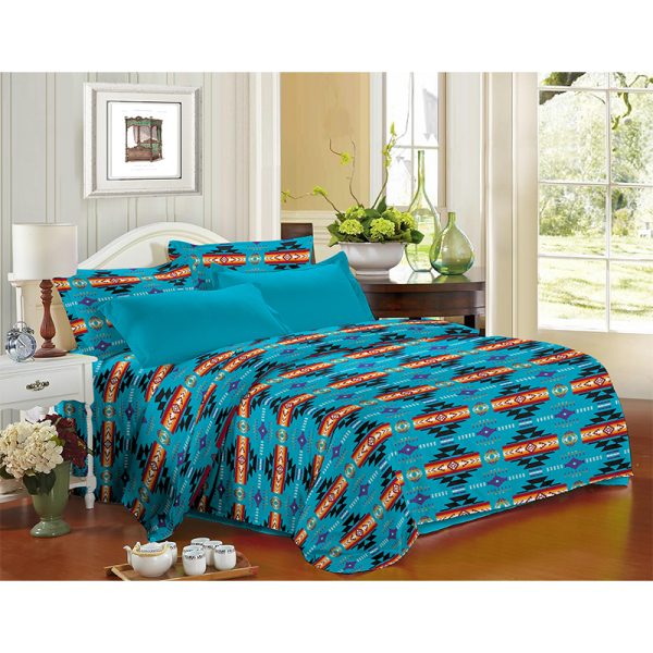 6 Piece King Size Sheet Set - (0356) - Image 7