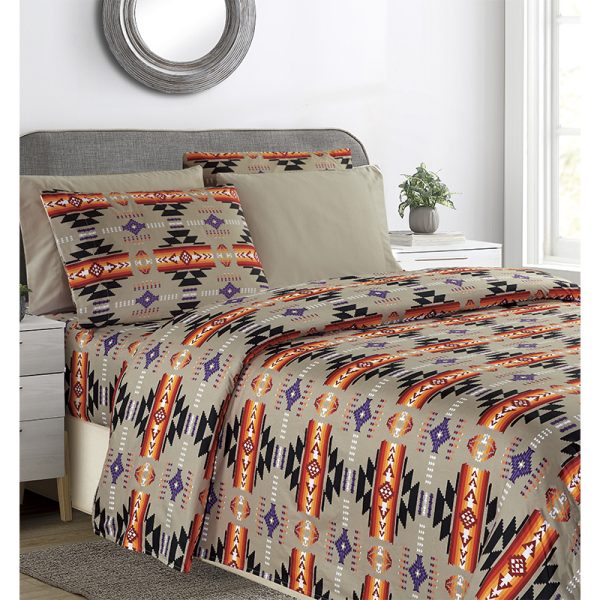 6 Piece King Size Sheet Set - (0356) - Image 4