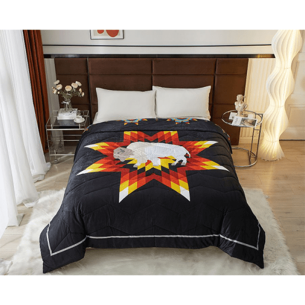 Silk Touch Reversible Queen Blanket - (2132) - Image 3