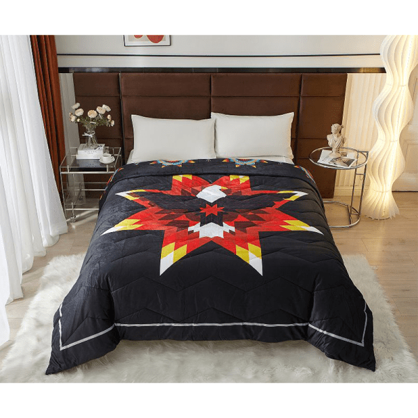 Silk Touch Reversible Queen Blanket - (2132) - Image 2