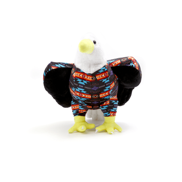 Eagle  Printed Plush Toy 15" (3551-Eagle) - Image 6