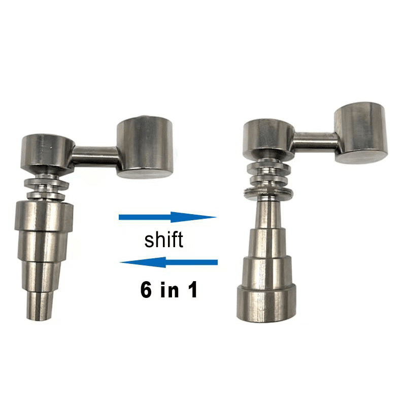 Fully Adjustable Titanium Nails 6 In 1 Fit For 10/14/18mm Female And Male  Joint Glass Pipe 3 Parts Domeless Titanium Nail Carb Factory Price From  Cnbjpy, $4.23 | DHgate.Com