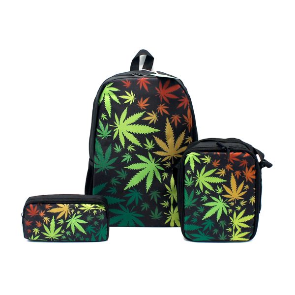 Mr Johnny Green 3Pcs School Bag Set - (M042)