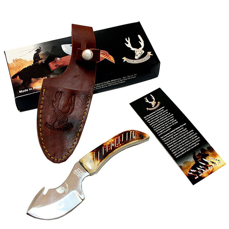 7.5″ Skinner Knife Bone Handle Series Sharp Hunting Knife (5654