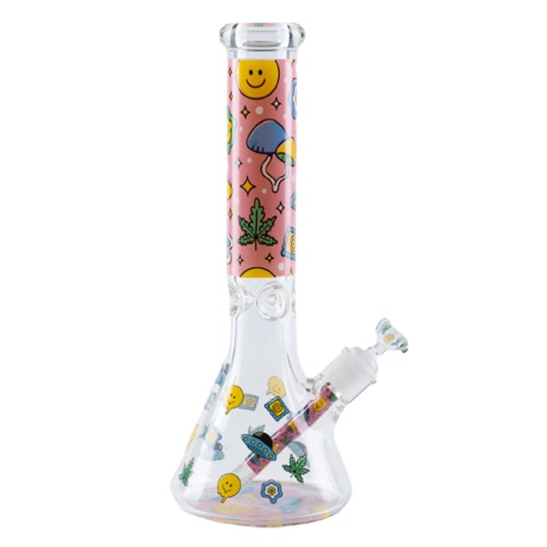 Flying High Design Exclusive License Glass Bong - (C1559-K08)