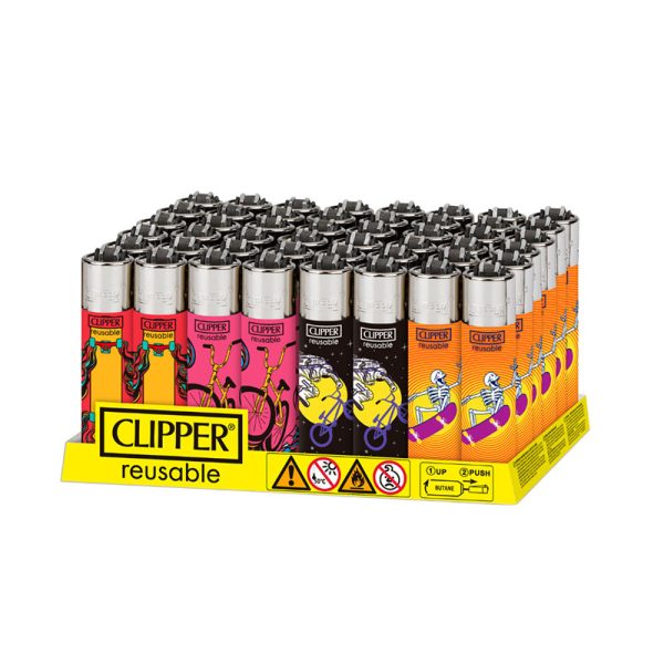 Clipper Re-useable Classic Large Lighters BMX Skate - (CP100064)