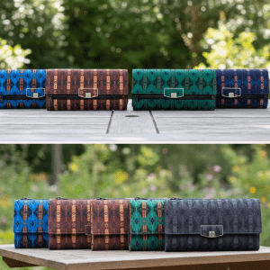 Women's Designer Metal Snap Wallet (0519)