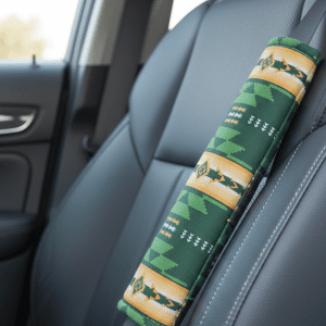 Printed Seat Belt Pad Pair, Team Spirit Colors collection (0720)