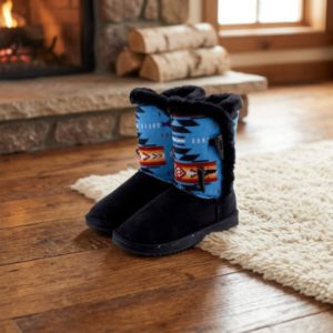 Ladies Winter Boots - Black Blue (0842 Black Blue)