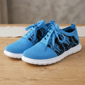 Designer Native Print - Athletic Shoes -16112 - Teal - One Size (1828-1687)