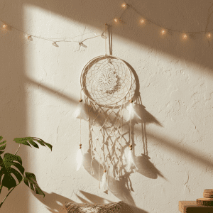 Dream Catcher Net With Feathers Wall Hanging Dreamcatcher - (20220324-50)