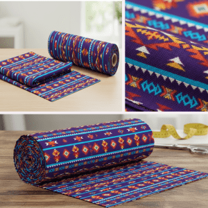 7 Lake Design  - 100% Cotton Fabric Yard/Bolt - Design (2906 purple)