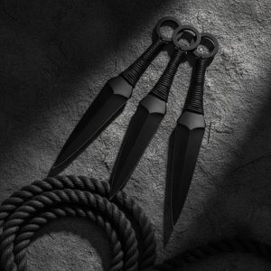 3pc - Tiger USA Huge Kunai Throwing Knife Set (SJ-1005-3)