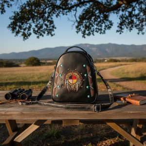 Fashion Embroidered Mini Backpack, Medicine Wheel (1650-MW)