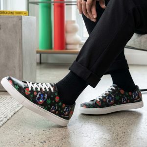 I am Landing Weed Design Deep Shoe Size 9 - Black (SHOE-0005A)