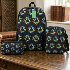 Mr Johnny Green 3Pcs School Bag Set - (M041)
