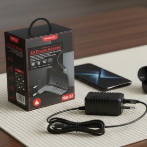 Treqa 2A Power Adapter with Aux Cord Pack - POW-02 2A