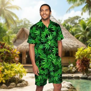 Digital Printed Men's Shirt Set - (M002)