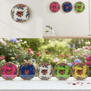 Floral Wall Clock - (Floral 1003)