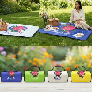 Floral Art Picnic Mat (Floral 1009)