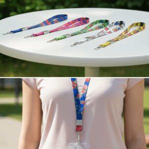 Kokum Floral Lanyard with Buckle - (Floral 1010)