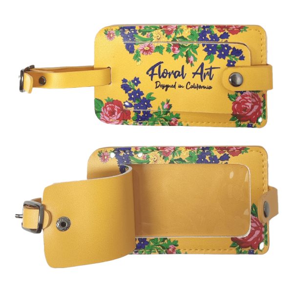 3 Piece Luggage Set Floral Design - Orange (Floral 991) - Image 2