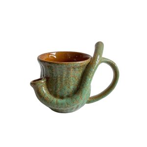 Ceramic Pipe Mug - Brown (JHTCXYB007)