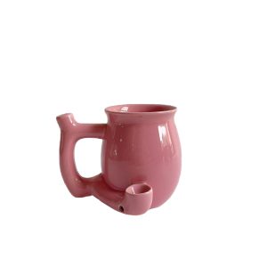 Ceramic Pipe Mug - Pink (JHTCXYB011)