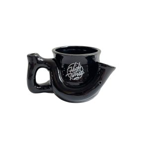 Ceramic Pipe Mug - Black (JHTCXYB014)