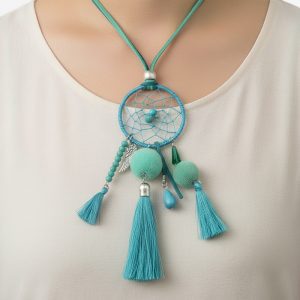 Dream Catcher Indigenous Necklace - (JS22212 - Set 3)