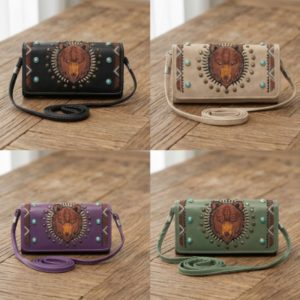 Fashion Embroidered Clutch - Bear (1630 BE)