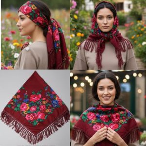 CD-Scarf-2 Burgundy