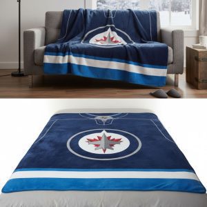512- Licensed Sports Twin Size Blanket - Winnipeg - Jets