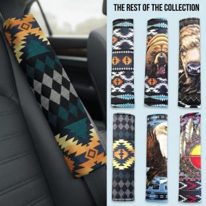 Printed Plush Seat Belt Pad Pair, The Artist Collection (0722)