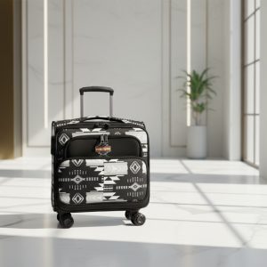 Printed Weekender Laptop Luggage Bag - Oak (0626-1612)