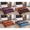 Rustic Bison Design Silk Touch Reversible Blanket Queen Size (1852)