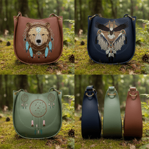 Animal Design Embroidered Handbag - Assorted (NTV827/828/829)