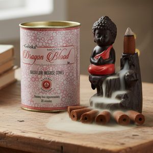 Goloka - Popular Dragon Blood Masala Backflow Incense Cones
