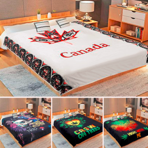1 ply Licensed Fleece Blanket Combo-A (NTV817-NTV820)