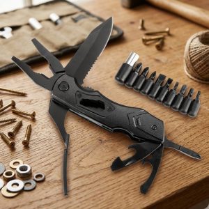 Multi Functional Portable Pliers Tool Stainless Steel Aluminum (PL-91D)