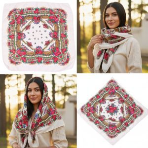 CD-SCARF-8 Creamy White