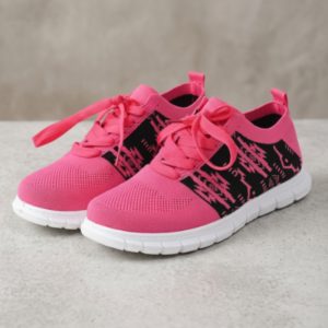 Designer Native Print - Athletic Shoes -16112 - Pink- One Size (1828-1684)