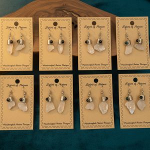 Acrylic Transparent Bullet Earring - (DAW-ST-EAR)