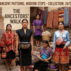 Embroidered Fanny Pack - Oregon Trail Design (2672)