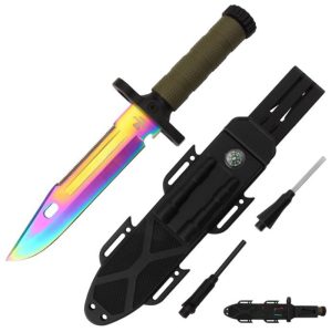 Snake Eye Tactical Fixed Blade Survival Hunting Knife (SE-5240-3)