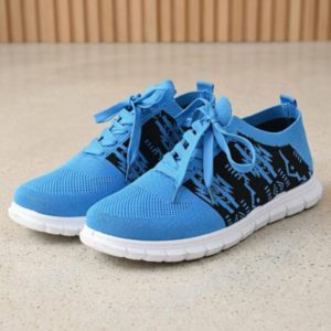 Designer Native Print Athletic Youth Shoes - 1686 Blue (1829-BL)