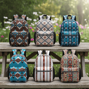 Indigenous Art Ladies Backpack Assorted Colors and Design (PG5065)