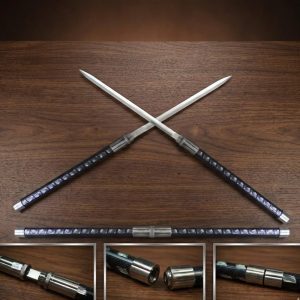 33" Ninja Stick Swords w/ Stainless Steel Blade - (T635569B)